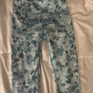 Athleta Kids Blue Patterned Leggings